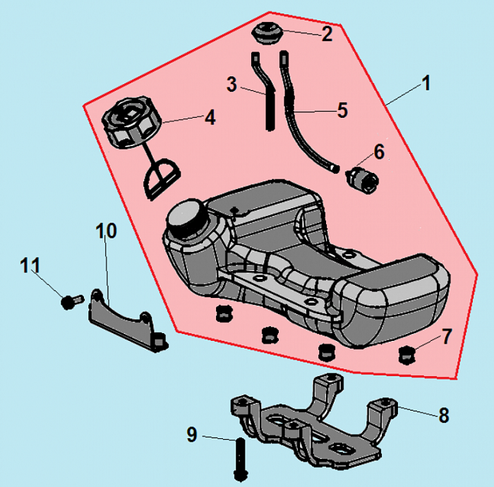 6 БАК ТРИММЕР CHAMPION Т433