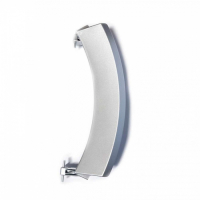 Ручка люка Bosch, Siemens, Electrolux, пластик, серебристая, 751783